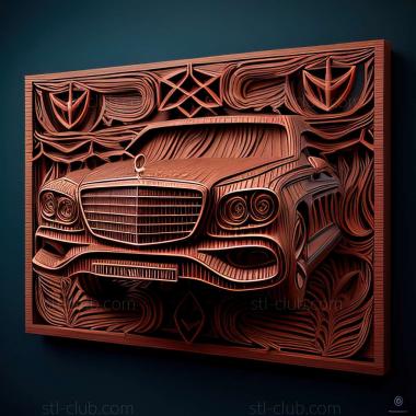 3D модель Mercedes Benz W213 (STL)